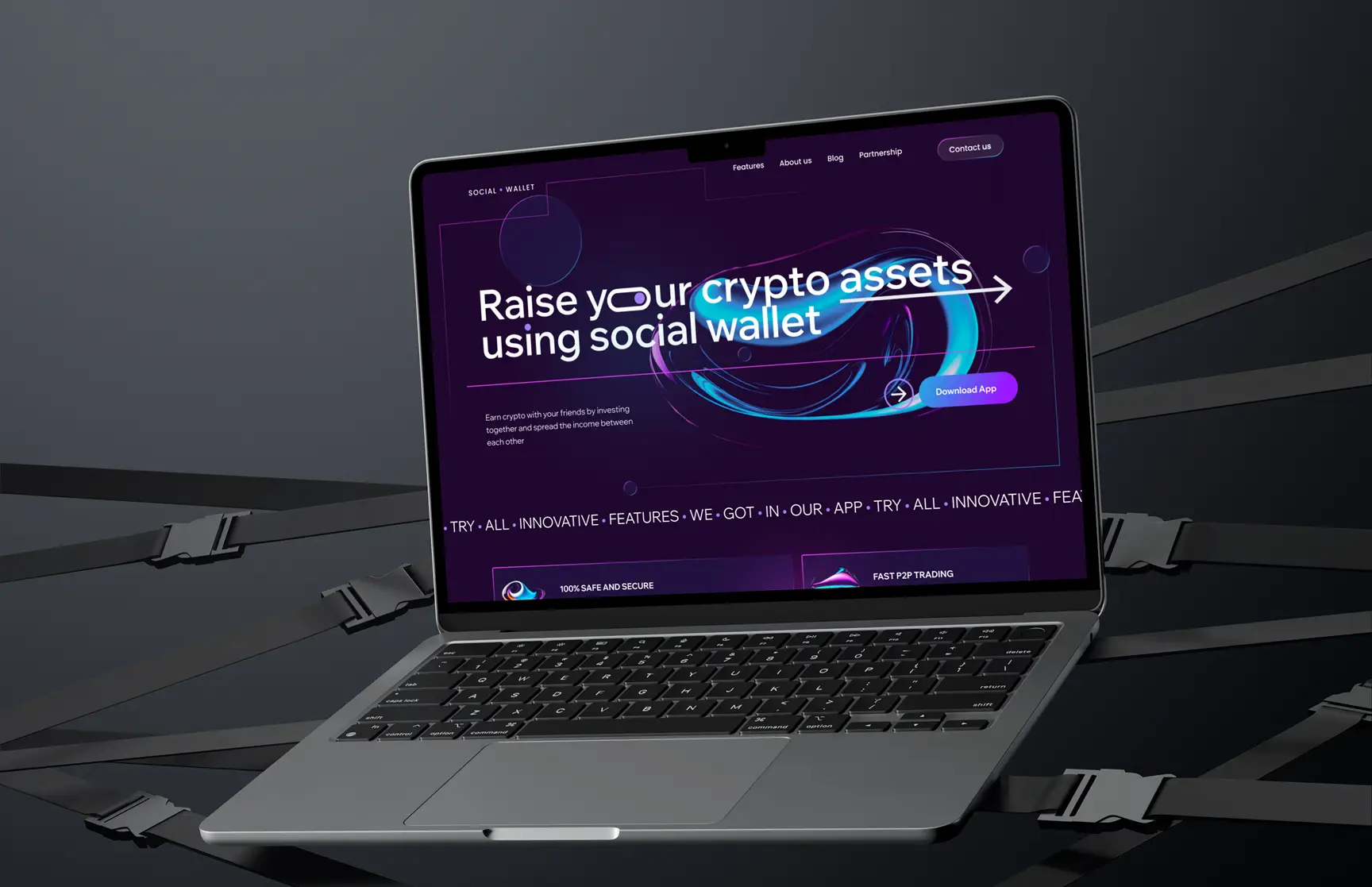 Web and App Design for the Crypto Wallet